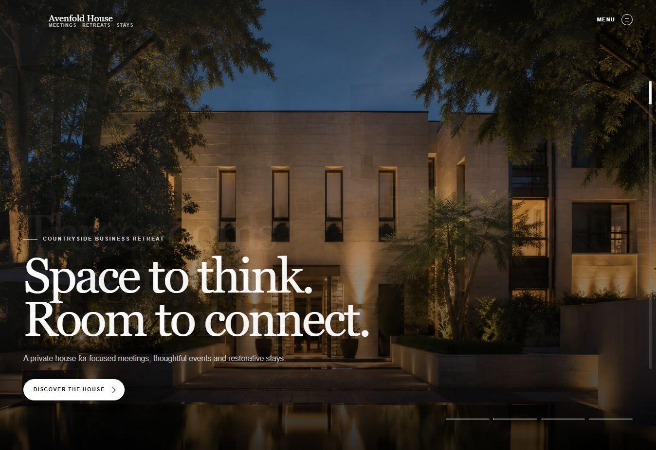 Avenfold House website preview